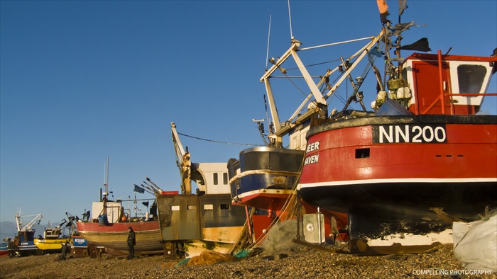 Hastings Fishing Fleet Compelling Photography